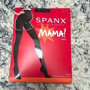 Spanx maternity tights very black B small medium